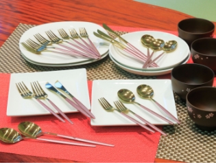 Dishes and cutlery